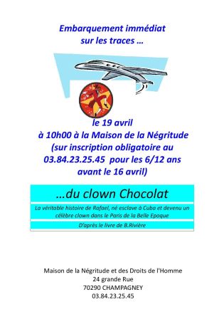 Embarquement immédiat sur les traces du clown Chocolat